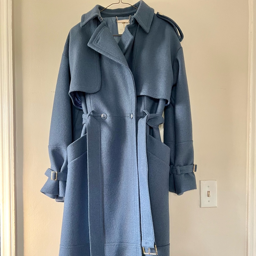 Ted Baker Boiled Wool Trench Coat